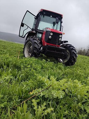 Сельско-хозяйственное оборудование: Qırmızı kabinalı təkərli traktor - Güclü dörd təkərli quruluş, iri — 2