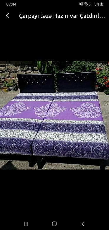 Çarpayı
Taza hazırı var
Çatdırılma var