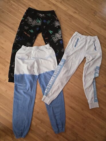 Uşaq üçün 4 ədəd şalvar dəsti - 2 ədəd idman şalvarı, DeFacto. Açıq