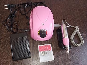 elektrikli əl alətləri: Manikür üçün elektrikli frez aparatı – tam set - Rəng: çəhrayı - — 1