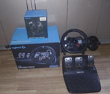 пульт playstation 3: Logitech G29 Driving Force sükan dəsti və Driving Force Shifter - — 1