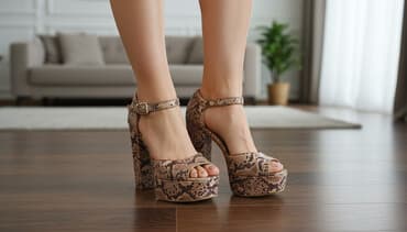 basanoşkalar 2022: Ölçü: 38, rəng - Qəhvəyi, İşlənmiş — 1