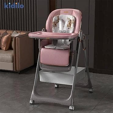 🪑 3-in-1 Baby High Chair – Daşına Bilən, Yığılan, Super Rahat Model!