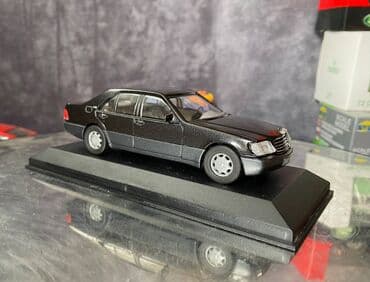 metbex tavan modelleri: Коллекционная модель Mercedes-Benz S600 W140 Limousine black 1998 CEF — 18