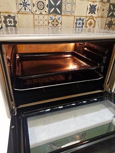 stol usdu qaz: Duxovka Elektrik, rəng - Qara, Ayrıca dayanan — 10