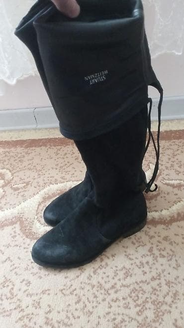 qadın çəkmələri: Stuart Weitzman dizaynı qadın uzun çəkmələri az istifadə olunub tez — 1