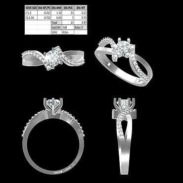 Unikal 3D Üzük Dizaynı (STL Faylı) – Eksklüziv və Satışa Hazır
