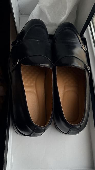 Туфли: Qara rəngli kişi mokasinləri – iki tokalı monk-strap dizayn - Model — 4