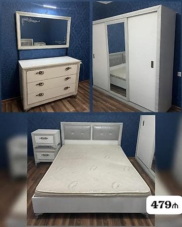 İkinəfərlik çarpayı, Dolab, Termo, 2 tumba, İşlənmiş