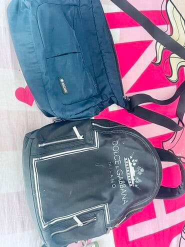 Dolce & Gabbana markasına aid qara rəngli uniseks bel çantası