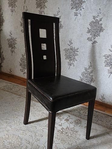 ikinci el stolar: Qonaq otağı üçün, İşlənmiş, rəng - Qara Stul — 1