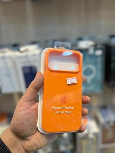 Məhsul: iPhone 17 Pro Max üçün silikon qablıq - Material: yumşaq