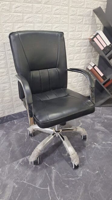 Ofis dolabları: Təkərli, Qolları tənzimlənmir, Süni dəri — 1