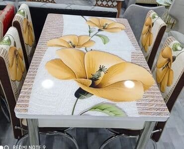 metbext moyka: Mətbəx üçün, Yeni, Açılan, Dördbucaq masa, 4 stul — 21