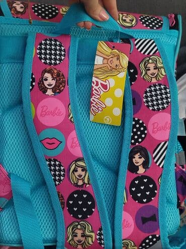 mekteb levazimati: Barbie 3lü çanta (çanta+penal+idman çantası). Yenidir, etiketlidir — 5