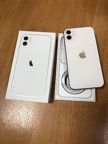 iphone 14 pro ikinci el: IPhone 11, 128 GB, Ağ, Face ID — 1