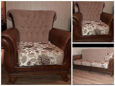 *Turkan🌻kod 4595* *Divan kreslo Turkiye malidir klassik* *modeldir* — 1