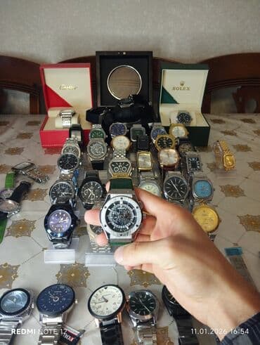 Saat dəstləri: Yeni, Qol saatı, Hublot, rəng - Boz — 1