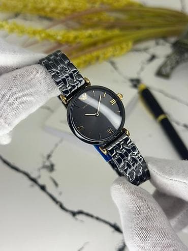 Yeni, Qol saatı, Emporio Armani, rəng - Qara — 10