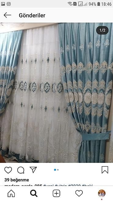 sam agaci satilir: Pərdə Tül Dekor münasib qiymət yüksək keyfiyyət online satış var ünvan — 8