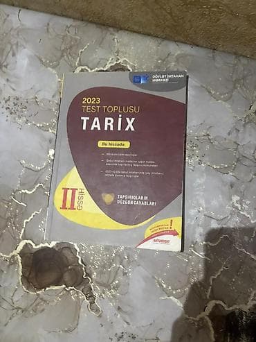 tarix test toplusu 2019: Məhsul: 2023 “Tarix” Test Toplusu – II hissə Xüsusiyyətlər: - — 1