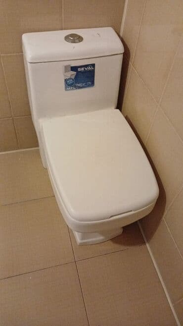 купить бачок для унитаза: SEVAL markalı kombo unitaz Əla vəziyyətdədir təzədən — 4