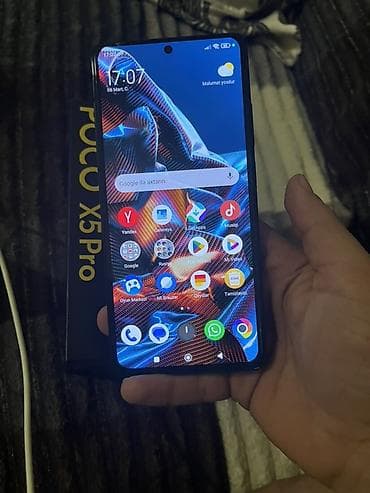 pocophone f3: Poco X5 Pro 5G, 256 GB, rəng - Qara, Barmaq izi — 3