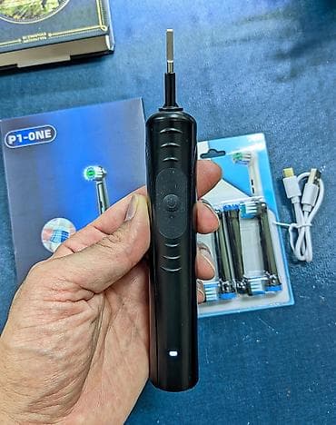 diş aparati: P1-ONE elektrik dişfırçası dəsti Məhsulun tərkibi: - P1-ONE elektrik — 3