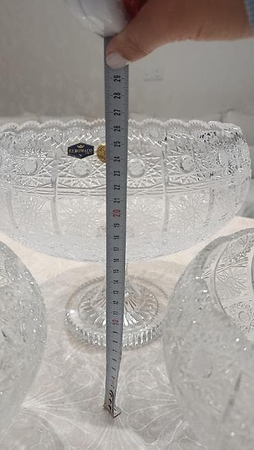 karaca bohemia crystal: Temiz cex xrustalidir 2balaca 1boyuk Yenidir islenmeyib.hal hazirda — 4