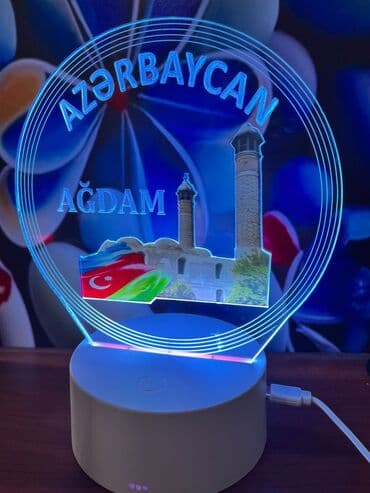 kabinalari qiymeti: İşıqlı suvenir Rayonlar Yeni model🤩 Qiymət : 25 AZN🤩 Məhsul əldədir📦 — 1