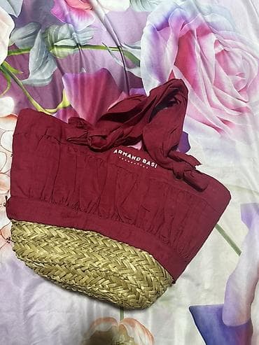 İdman çantaları: ARMAND BASI “Fragrances” brendi çimərlik/səbət çantası - Dizayn — 1