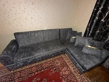 kabin: Künc divan, Yeni, Açılan, Bazalı, Vеlur parça, Çatdırılma yoxdur — 3