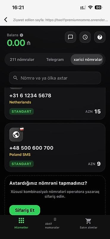 redmi pad 2 pro: Xidmət: WhatsApp/Telegram üçün premium və standart virtual nömrələr — 5