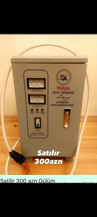 Maye divar kağızları: Yolçu SVC-10000VA avtomatik gərilim reqlatoru Gəncə şəhərində Gülüm - — 1