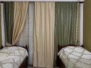 karaca sederek: Perde ve 2 eded yataq ucun Pakrival, 2 eded yastiqlari — 1