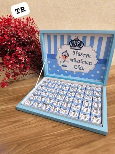 подарок мужчине на 23 февраля: Şokolad xonçasi ad günleri,xna partileri,kicik toy ve saire istənilən — 13