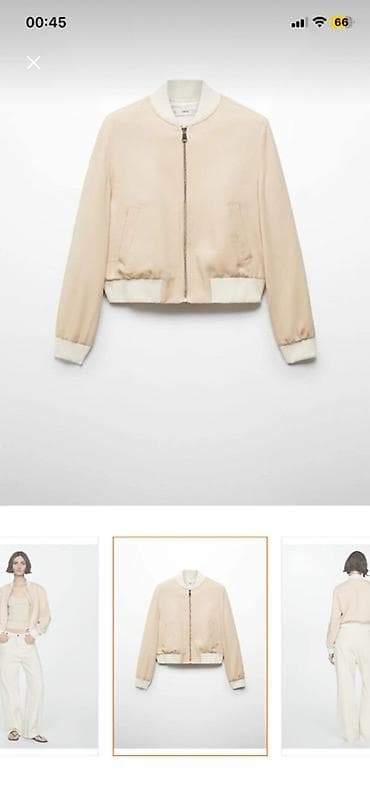 Mangoda alinib. Bej rəngli qısa bomber . Etiketli. 38azn lalafo.az -da Mangoda alinib. Bej rəngli qısa bomber . Etiketli. 38azn