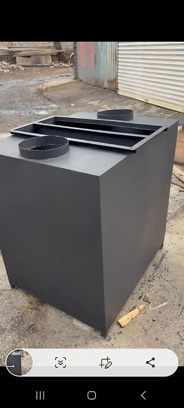 kafe avadanlıqları: Mətbəx tüstüsü üçün sulu filtr – havalandırma xəttinə qoşulan sənaye — 6