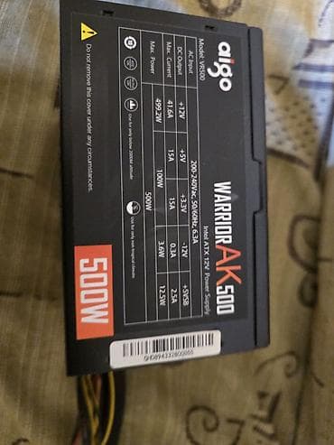 dizustu komputer: Məhsul: aigo Warrior AK500 (Model: VR500) – ATX12V kompüter enerji — 1