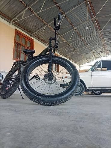 turnik ev ucun type 1: Fat Bike dağ velosipedi - 26x4.0 düym “fat” təkərlər: qum, qar — 6