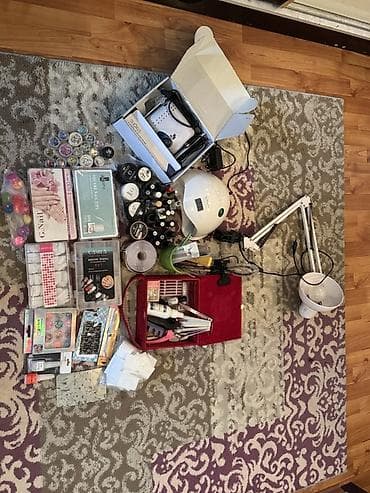 Manikür və gel lak üçün tam dəst 1 ay işlədilib - UV/LED dondurma