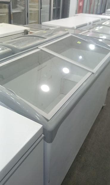 Kommersiya tipli dondurucu vitrin - Tip: Üstü şüşə sürgülü qapaqlı