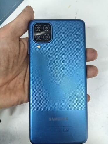 notbuk islenmis: Samsung Galaxy A12, 4 GB, rəng - Göy, Barmaq izi — 2