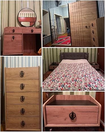 Ev və bağ: İkinəfərlik çarpayı, 2 tumba, Termo, Dolab, İşlənmiş — 1