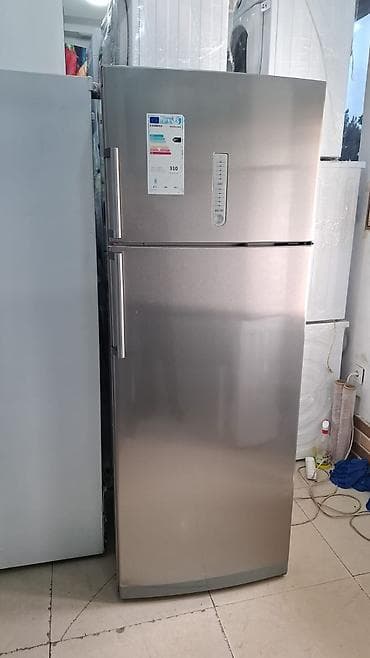 marojna soyducusu: 2 qapılı Siemens Soyuducu Satılır, rəng - Boz — 1