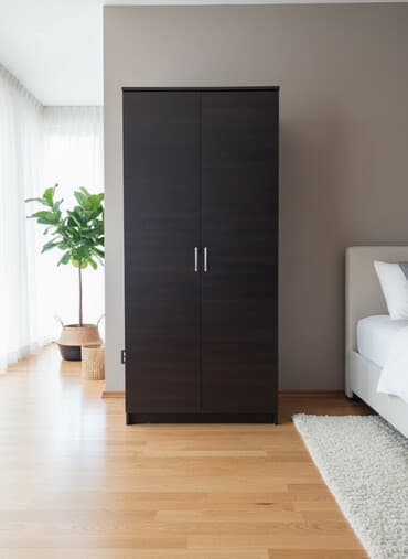 bir tankda bir taxt almaq: Açılan, 2 qapılı Düz dolab, Qarderob, paltar dolabı — 1