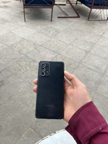 samsung tablet s7: Samsung Galaxy A52, 128 GB, rəng - Qara, Barmaq izi — 2