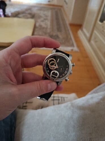 1 qram qızılın qiyməti 2022: Qol saatı, rəng - Qara — 3