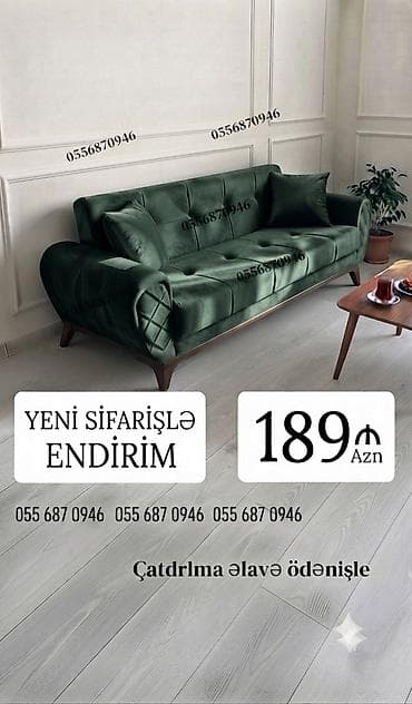 Divan, Yeni, Açılan, Bazalı, Parça, Ödənişli çatdırılma