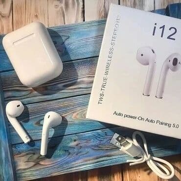 baseus qulaqciq: Yeni Simsiz (Bluetooth) Qulaqcıqlar, Apple, rəng - Ağ — 2